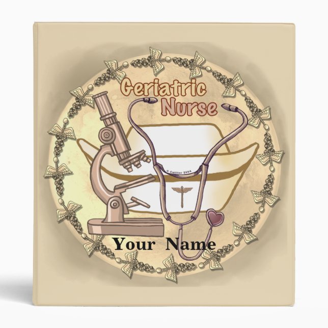 Classeur d'infirmière en gériatrie (Devant)