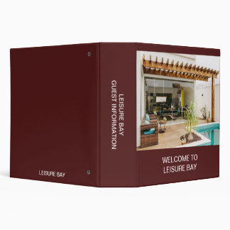 Classeur d'informations de location de vacances pe