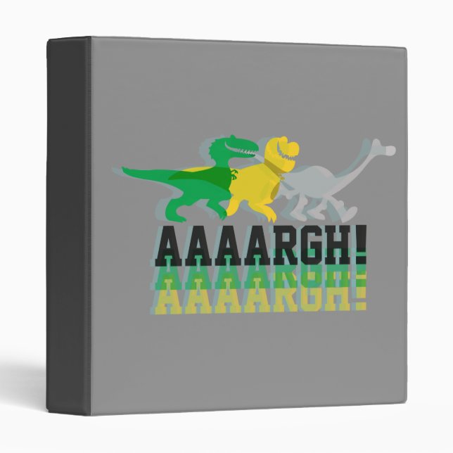 Classeur Dinos disent AAAARGH (Devant/Côté)