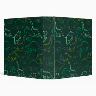 Classeur Dinosaur Enfants Cartoon Garçons Arrière - plan Mo