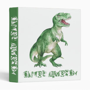 Classeur Dinosaure personnalisé T Rex pour enfant