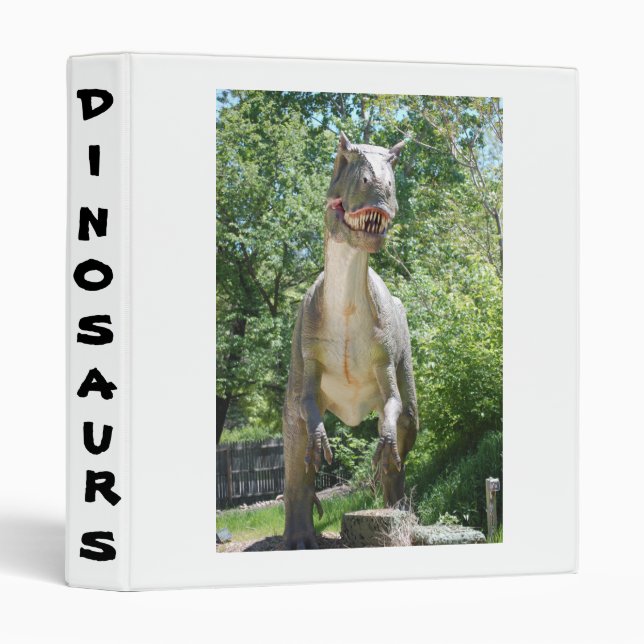 Classeur Dinosaure T-Rex (Devant/Côté)
