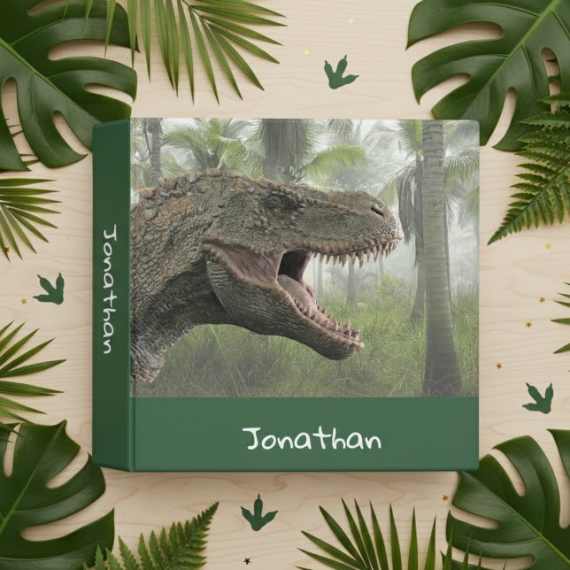 Classeur Dinosaure T-Rex Tyrannosaurus personnalisé (Créateur téléchargé)