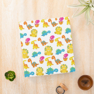 Classeur Dinosaures Mignons, Motif De Dinosaures, Baby Dino