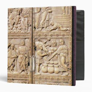 Classeur Diptyque montrant les miracles du Christ
