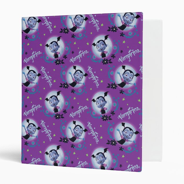 Classeur Disney | Vampirina - Vee - Motif gothique (Devant/intérieur)
