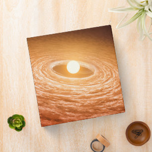 Classeur Disque De Matériel Autour De Star Fu Orionis.