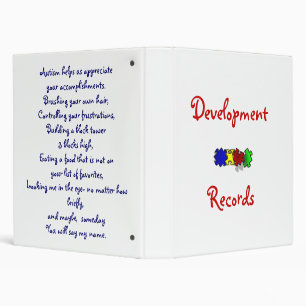 Classeur Disques de développement