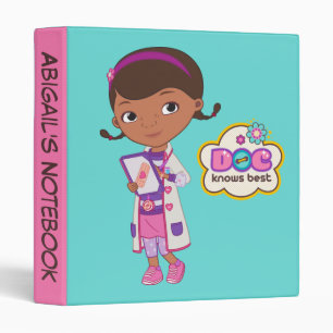 Classeur Doc McStuffins Toute partie de mon travail