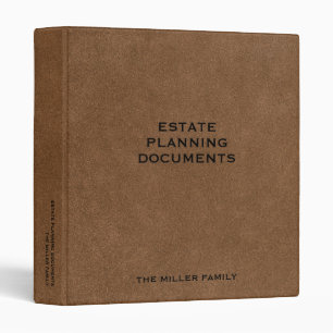 Classeur Documents Brown simples de planification des propr