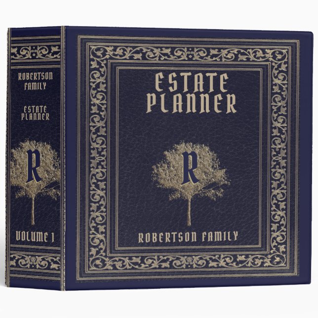 Classeur Documents de planification immobilière de l'arbre  (Devant/Côté)