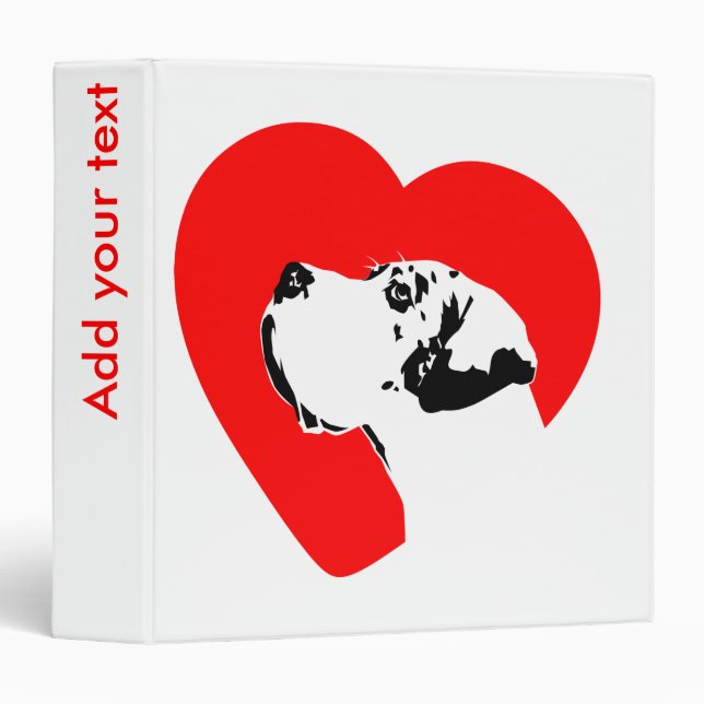 Classeur Doggenherz Ordner (Devant/Côté)