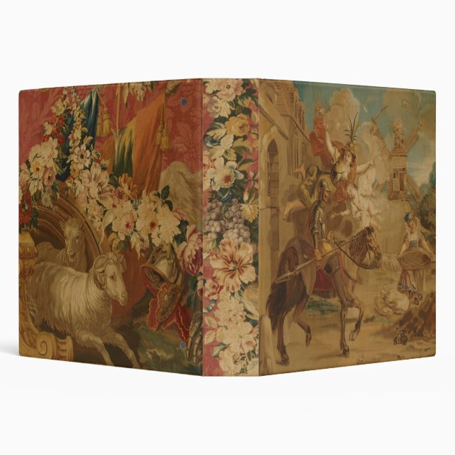 Classeur Don Quixote Guided by Folly, 18th century tapestry (Arrière-plan)