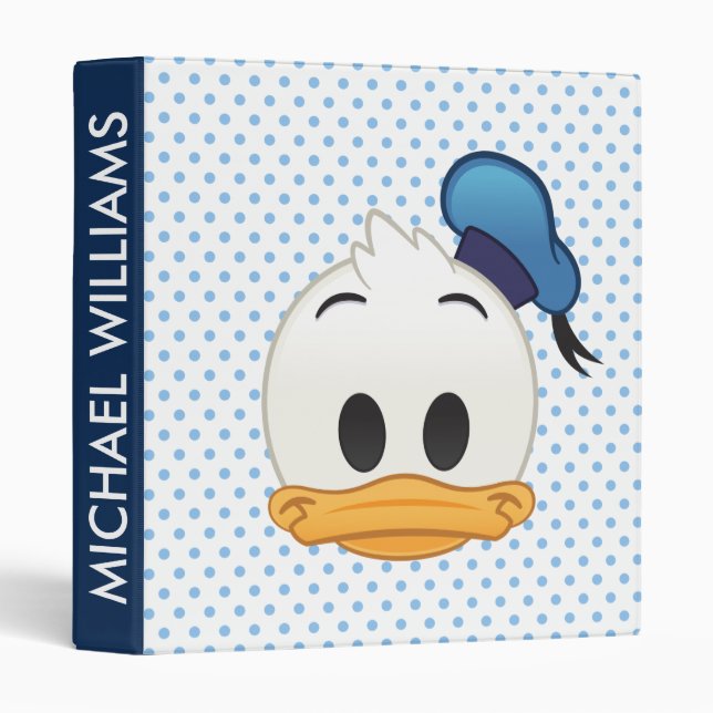 Classeur Donald Duck Emoji (Devant/Côté)