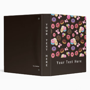 Classeur Donuts et Coeurs colorés et savoureux