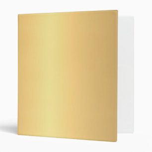 Classeur D'or à la mode d'or brillant élégant moderne de