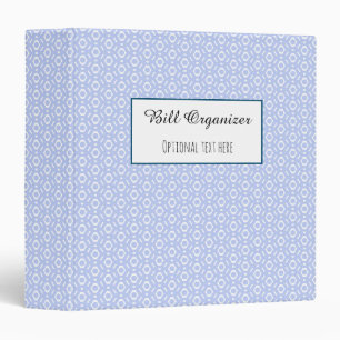Classeur d'organisateur de Bill