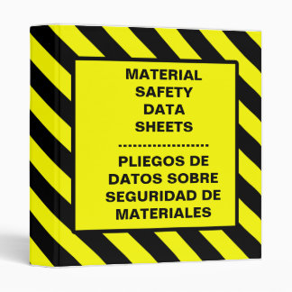 Classeur d'OSHA MSDS