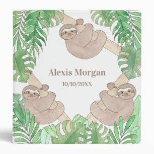 Classeur Dossier bébé personnalisé mignon