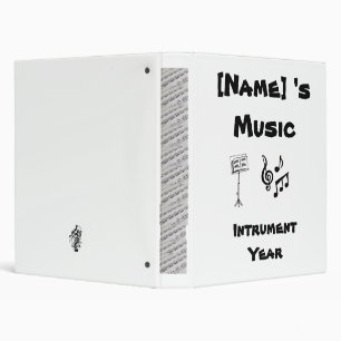 Classeur Dossier de musique