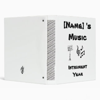 Classeur Dossier de musique