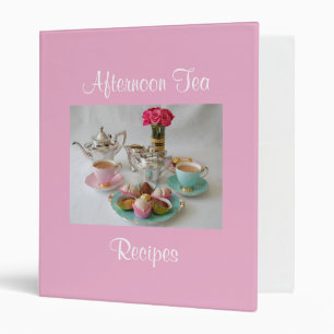 Classeur Dossier de recette de thé d'après-midi