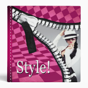 Classeur Dossier de tirette de damier de styliste de mode