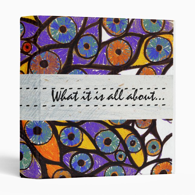 Classeur Dossier Plusieurs yeux (Devant/Côté)