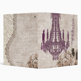 Classeur Dossier vintage de wedding planner