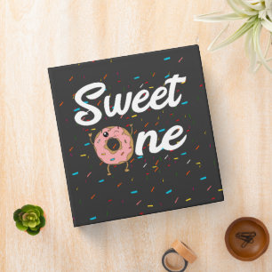 Classeur Douce Première Gâteau Donut 1er Anniversaire Fille