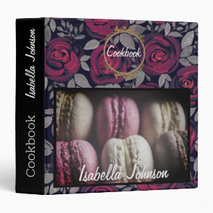 Classeur Douces macarons délicieuses gâteaux de dessert dél