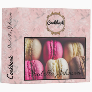 Classeur Douces macarons délicieuses gâteaux dessert reci