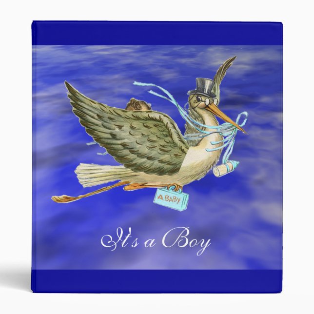 Classeur DOUCHE GARÇON STORK BÉBÉ, Bleu (Devant)