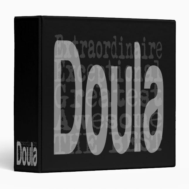 Classeur Doula Extraordinaire (Devant/Côté)