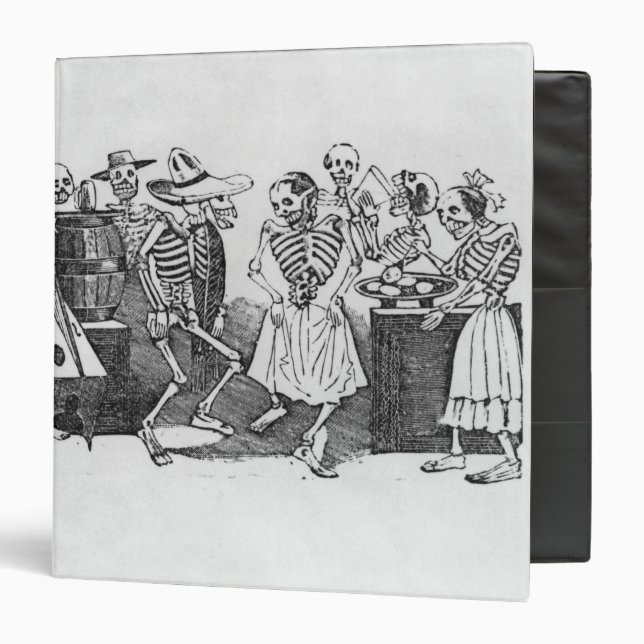 Classeur D'outretombe de Calavera du jarabe (Devant/Intérieur)