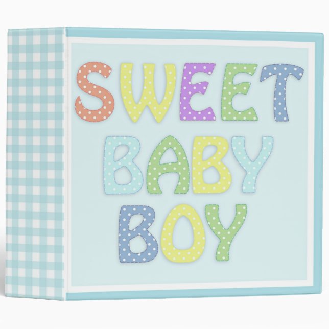 Classeur doux de bébé (Devant/Côté)