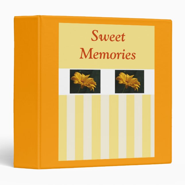 Classeur doux de souvenirs (Devant/Côté)