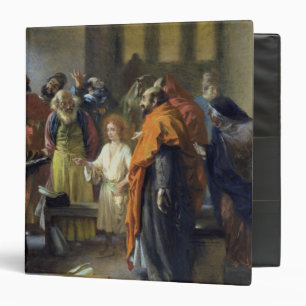 Classeur Douze-année vieux Jésus dans le temple, 1851