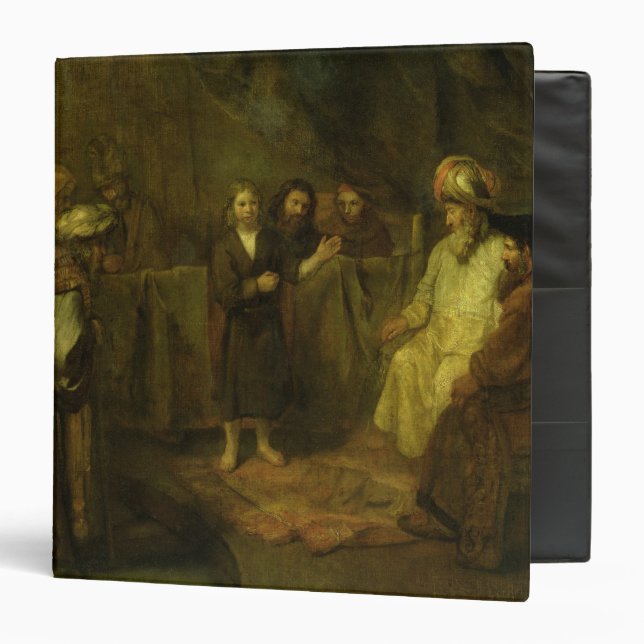 Classeur Douze ans Jésus devant (Devant/Intérieur)