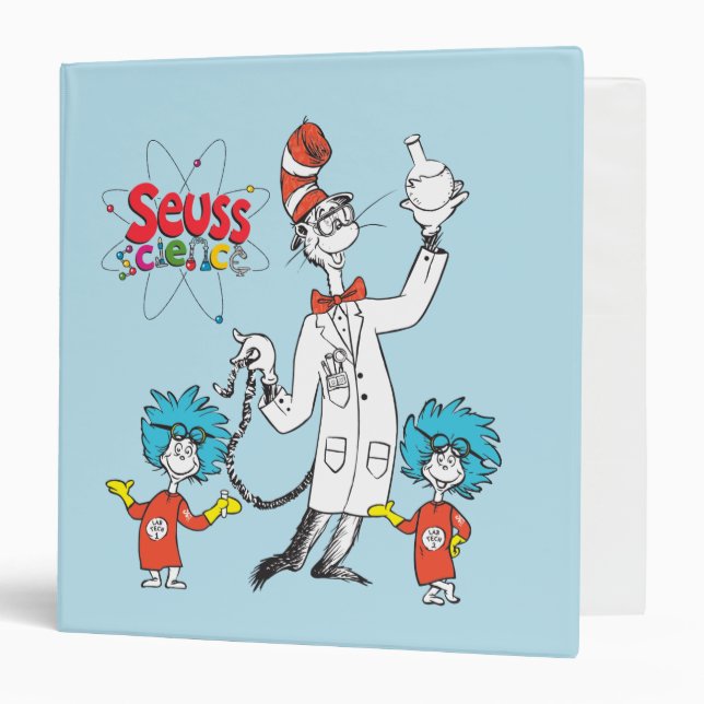 Classeur Dr Seuss | Chat dans la science de la sécurité Cas (Devant/Intérieur)