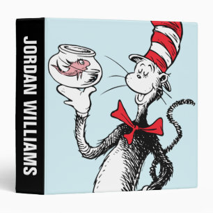 Classeur Dr Seuss   Chat dans le Casquette & Krinklebine