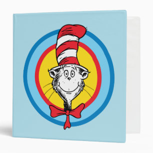 Classeur Dr. Seuss Graphisme de tête de Chat dans le Chap