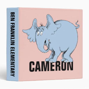 Classeur Dr Seuss Horton Hears Whos