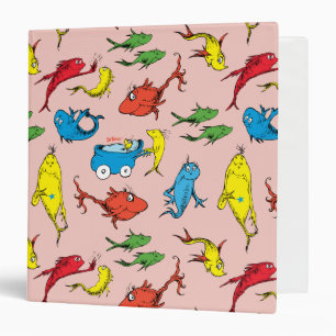 Classeur Dr. Seuss   Un Poisson Deux Poissons Motif