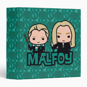 Classeur Draco et Lucius Malfoy personnage art