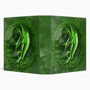 Classeur Dragon celtique vert