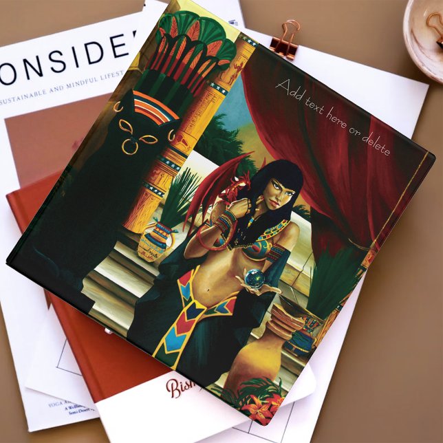 Classeur Dragon de chat de la reine égyptienne (Créateur téléchargé)