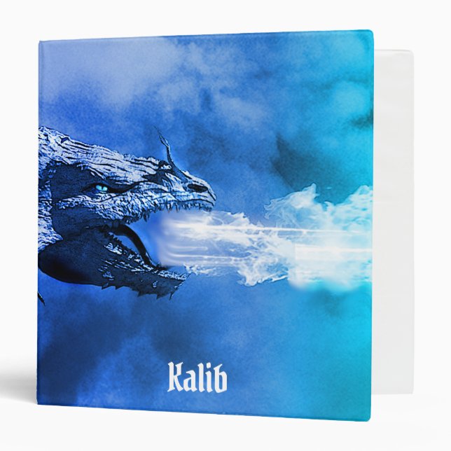 Classeur Dragon de glace (Devant/Intérieur)