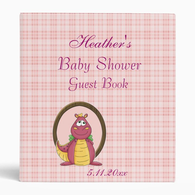 Classeur Dragon rose (Devant)