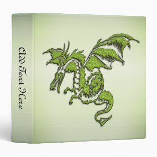 Classeur Dragon volant vert
